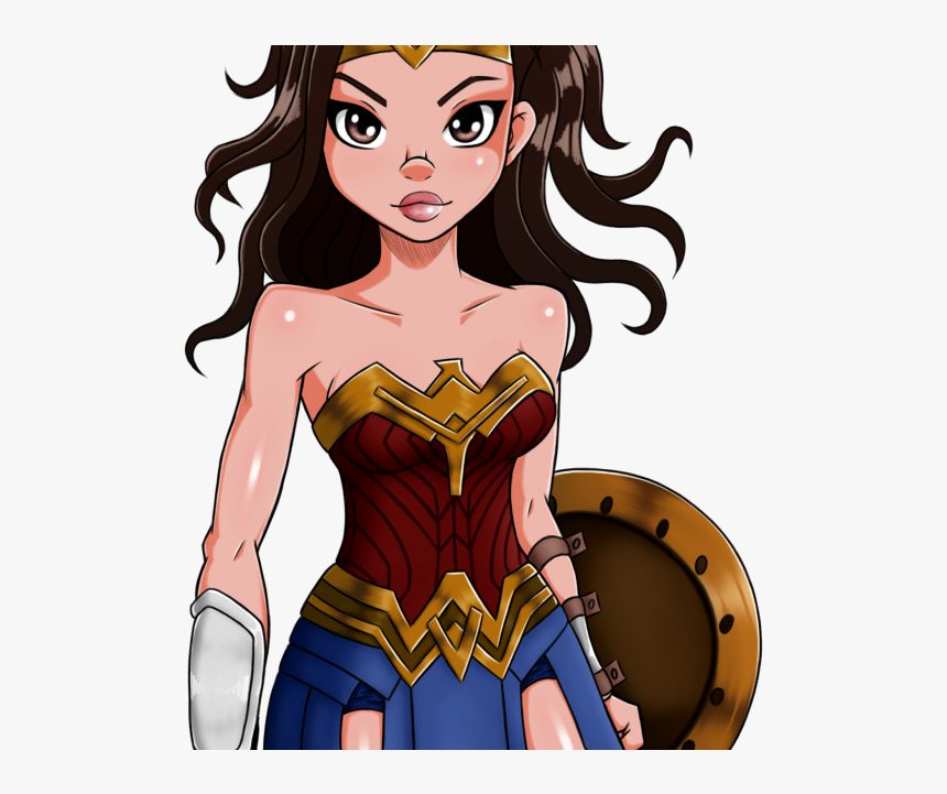 Mulher Maravilha Ilustracao , Png Download - Wonder Woman, Transparent Png