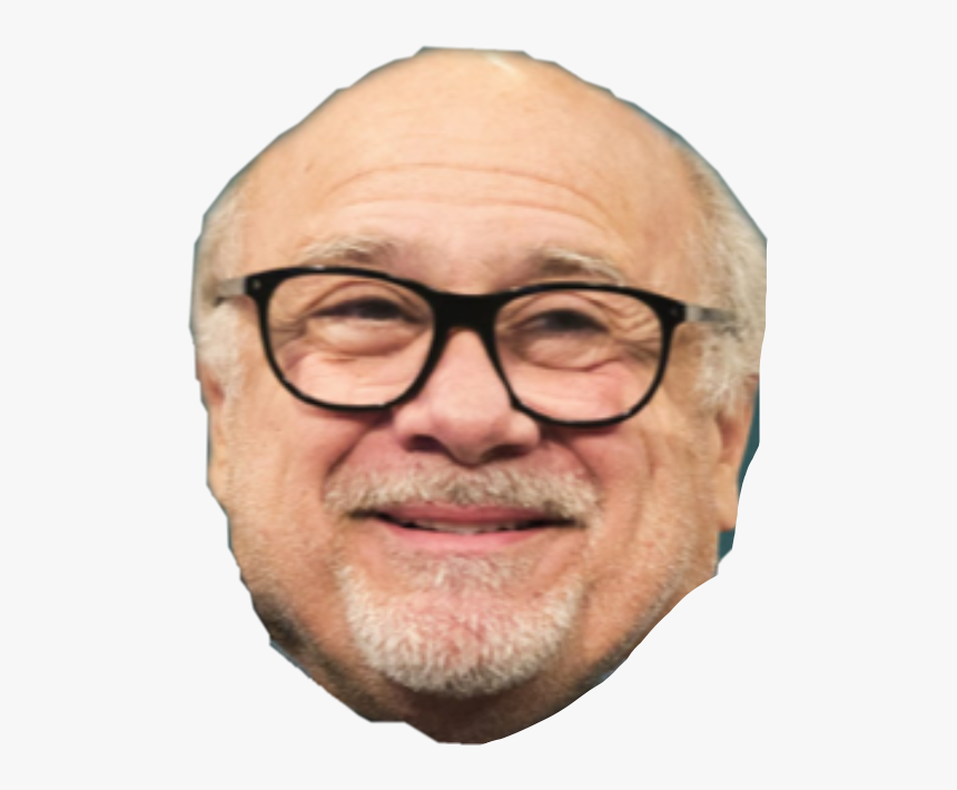 #danny #devito #mustache #beard #glasses #oldman #elderly - Danny Devito, HD Png Download