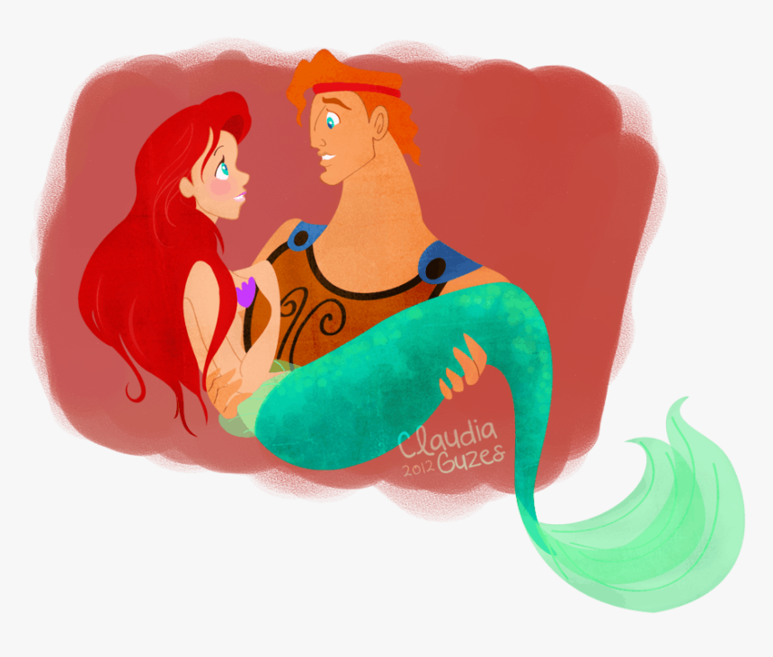 Ariel And Hercules Deviantart, HD Png Download