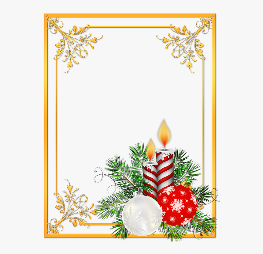 Tarjetas De Navidad Png - Bordes De Tarjetas De Navidad, Transparent Png