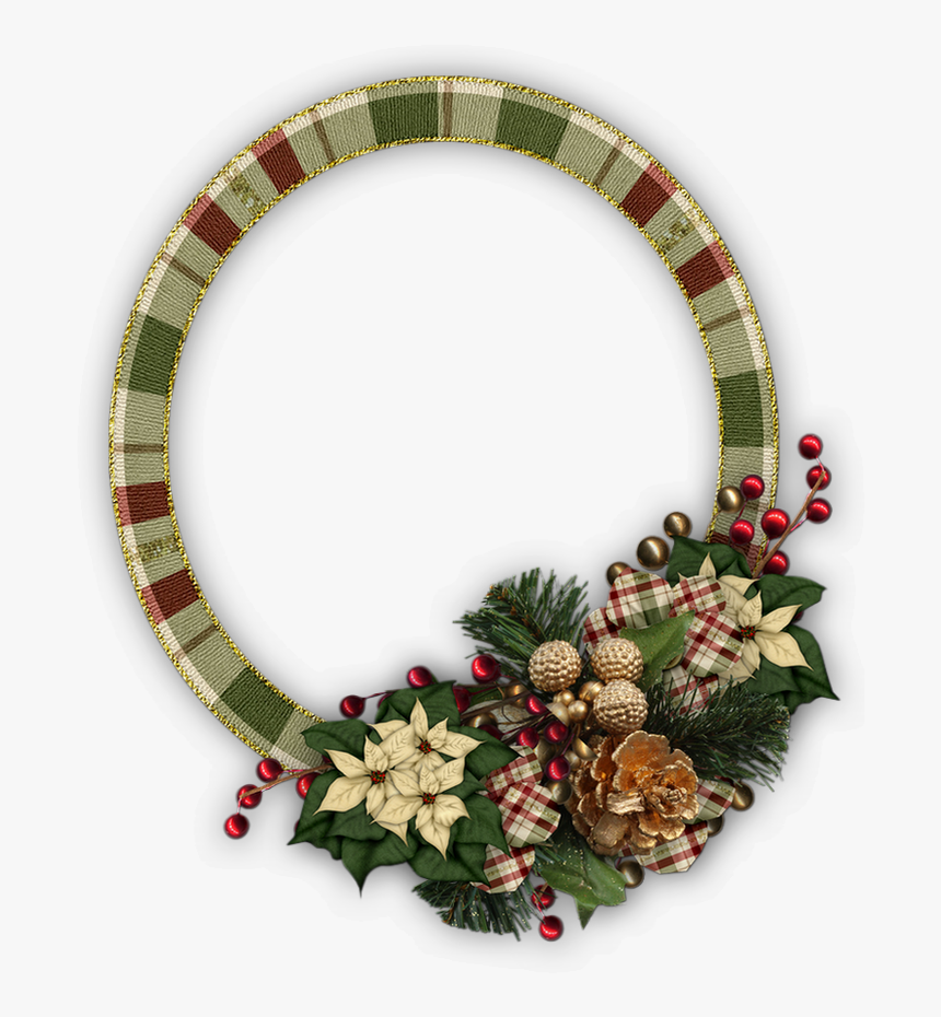 Cadre De Noël - Wreath, HD Png Download