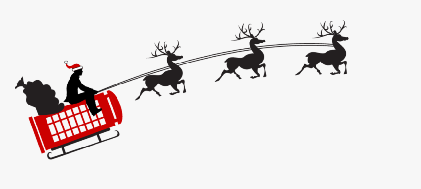 Santaguy - Silueta Santa Claus Png, Transparent Png