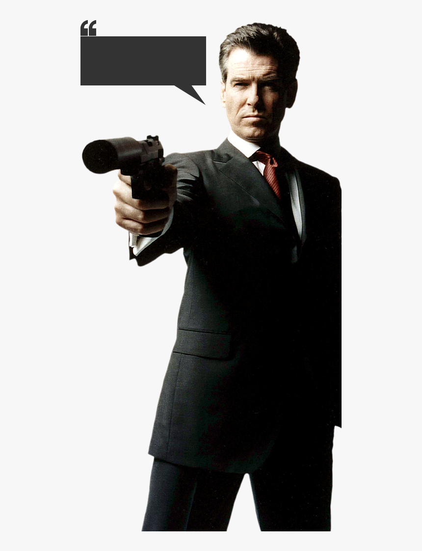 Download James Bond Png Image For Designing Projects - James Bond Pierce Brosnan Suit, Transparent Png