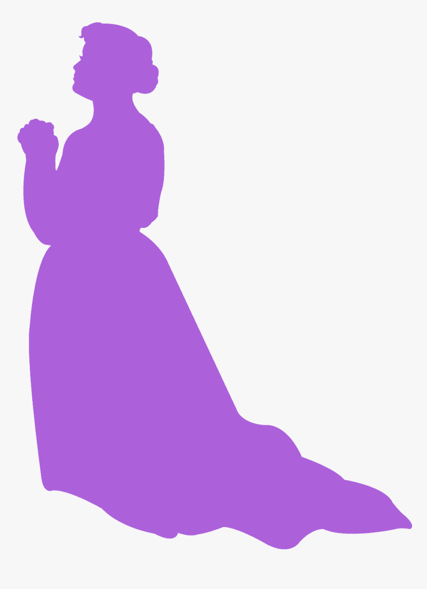 Praying Woman Silhouette Free, HD Png Download