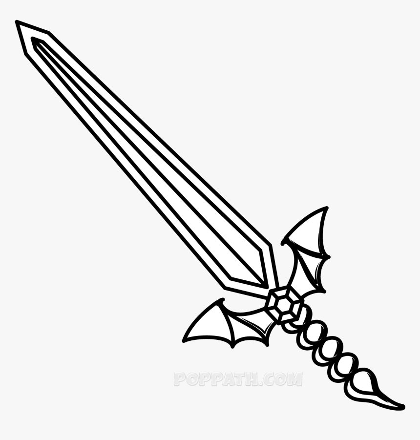 Keeping Sword Nowadays Is Of Massive Respect And Not - Line Art, HD Png Download