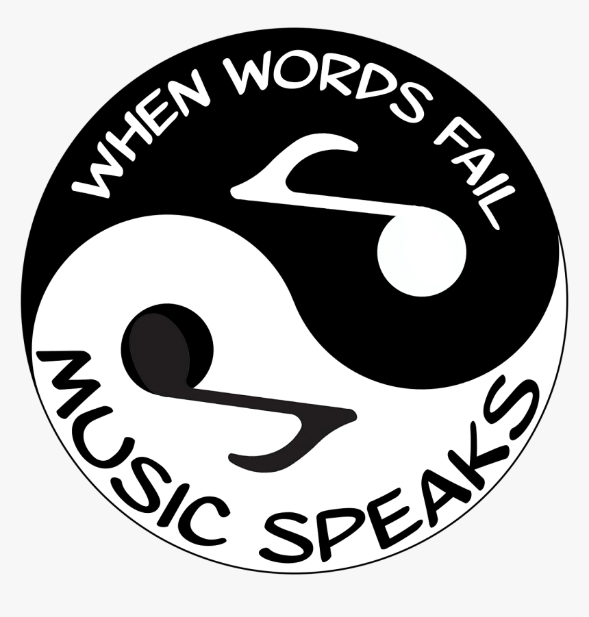 Yin Yang, Karma, Music, Words, Speaks, Buddhism, Yang - Music Symbols, HD Png Download