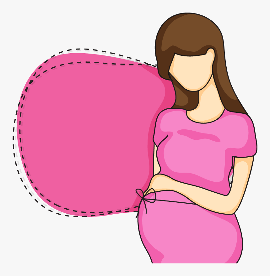 Pregnancy Woman Illustration - Gifts For Pregnant Ladies India, HD Png Download