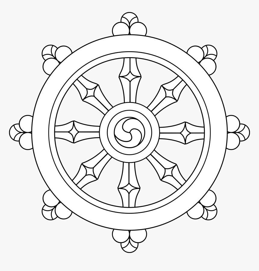 Wheel Of Dharma Clipart - Wheel Of Dharma, HD Png Download