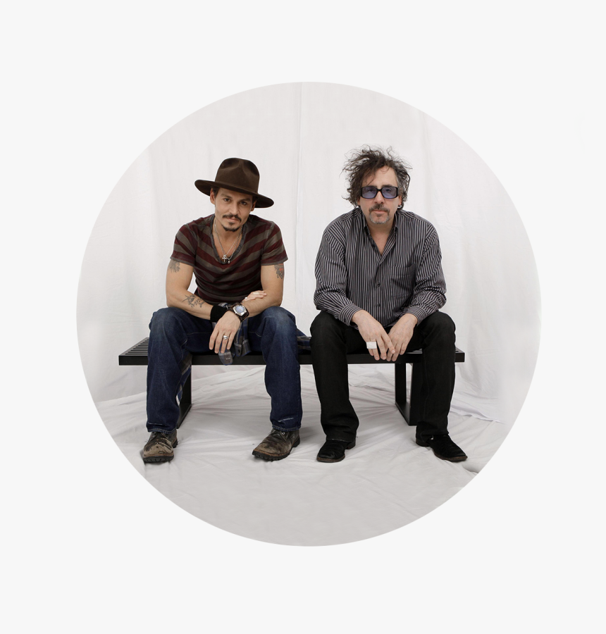 Tim Burton Y Johnny Depp, HD Png Download