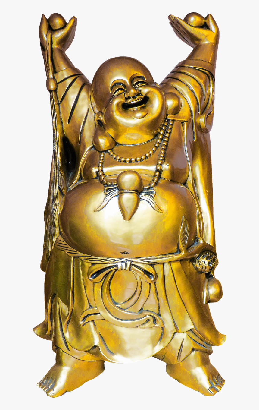 Isolated Buddha Religion Free Picture - Happy Buddha Statue Transparent, HD Png Download