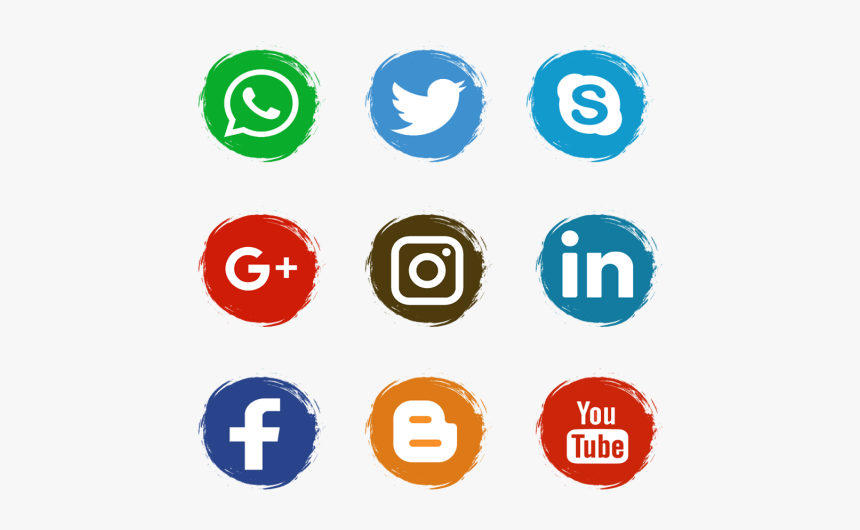 Design - Iconos De Redes Sociales Png, Transparent Png