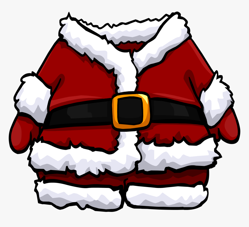Clip Art Library - Santa Suit Clipart, HD Png Download