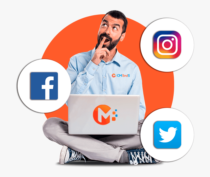 Community Manager Cmreds - Surprise Man, HD Png Download