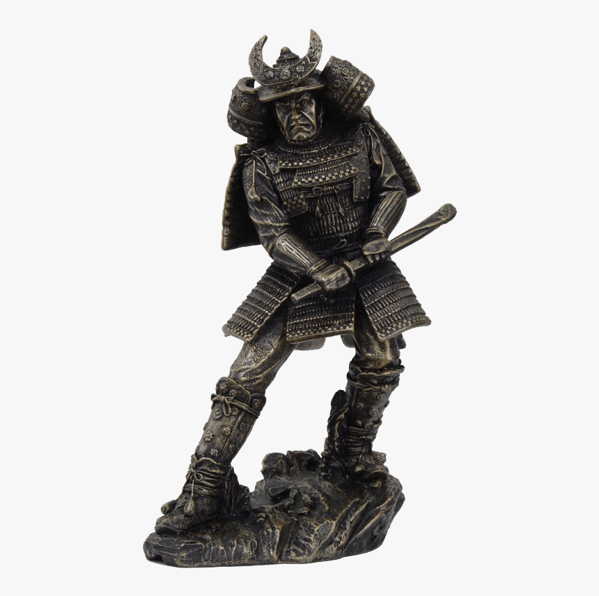 Drawing Samurai Warrior Statue - Drawing Samurai, HD Png Download