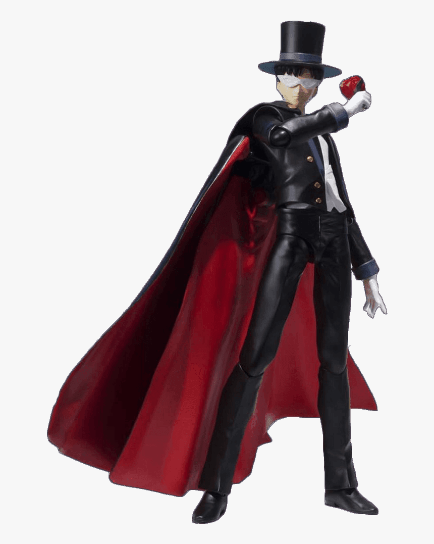 Tuxedo Mask Sailor Moon Chibiusa Sailor Venus Tamashii - Sailor Moon Tuxedo Mask Pose, HD Png Download
