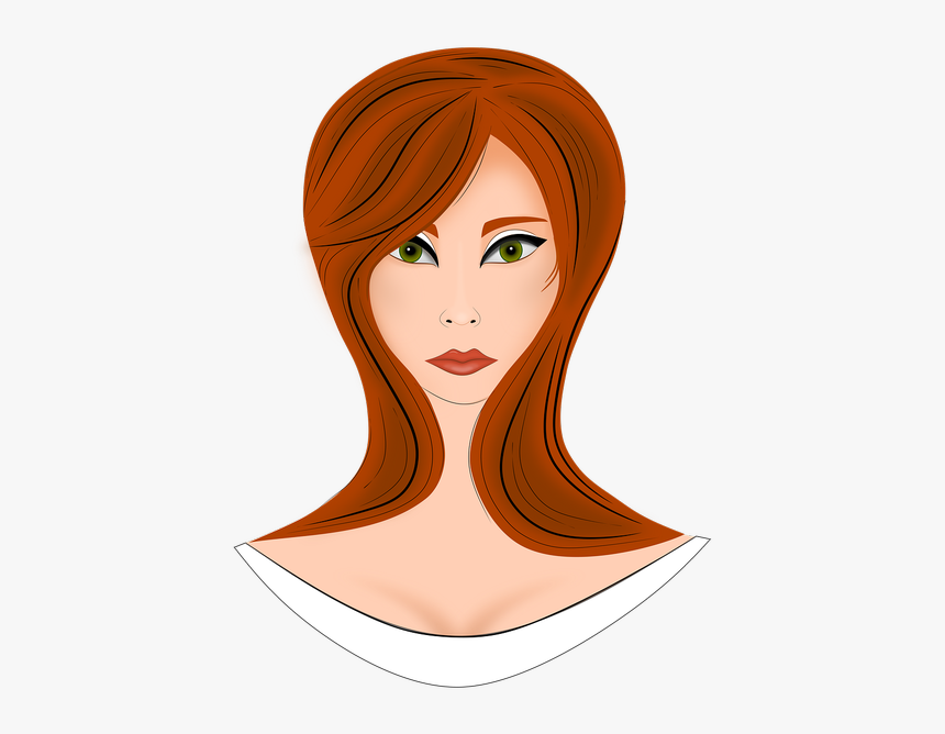 Girl Beauty Portrait - Illustration, HD Png Download