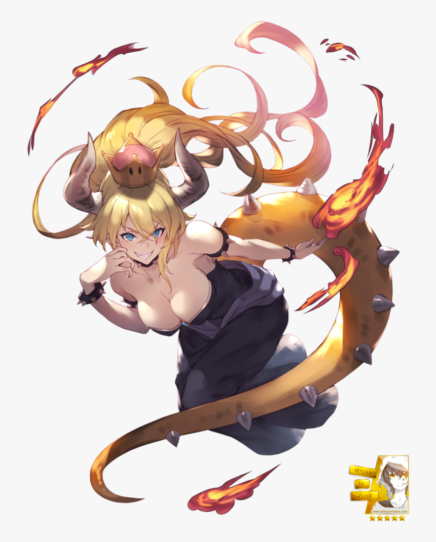 Bowsette Render, HD Png Download