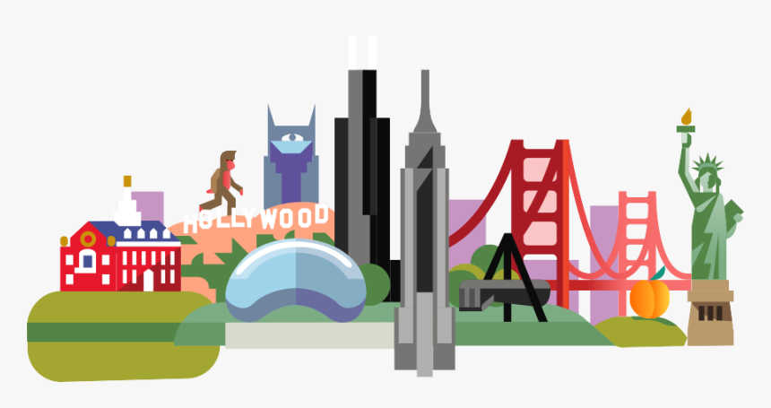 North America Region S Background Image - Background Design About North America, HD Png Download