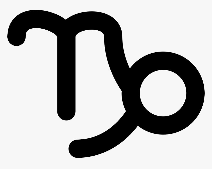 Capricorn Sign - Simbolo Do Signo Capricornio, HD Png Download
