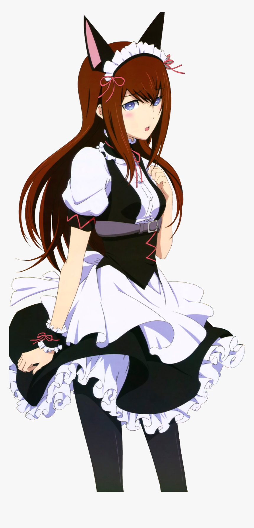 Makise Kurisu Maid, HD Png Download