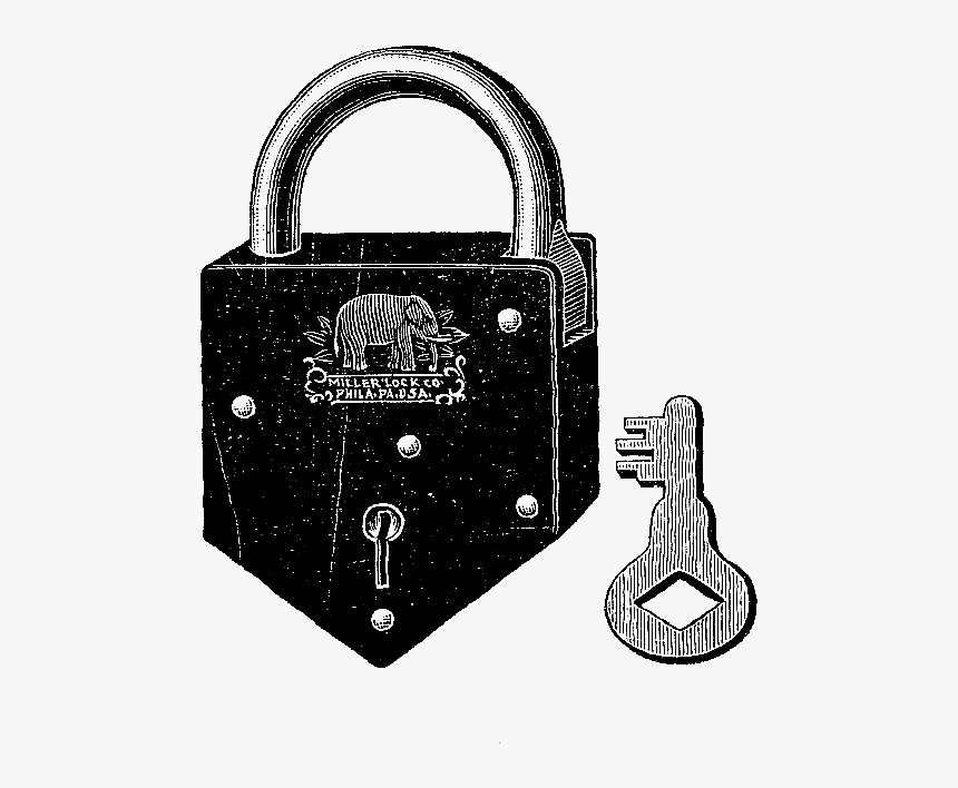 Vintage Locks And Keys Are So Pretty And Interesting - Handbag, HD Png Download