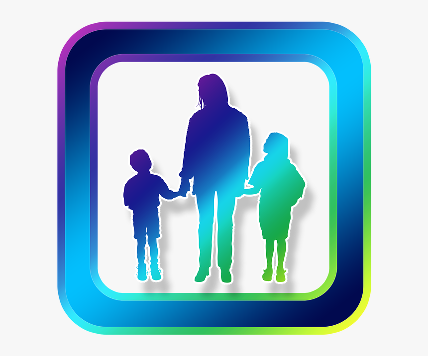 Icon, Family, A Single Parent, Mother, Children - Biểu Tượng Người Cao Tuổi, HD Png Download