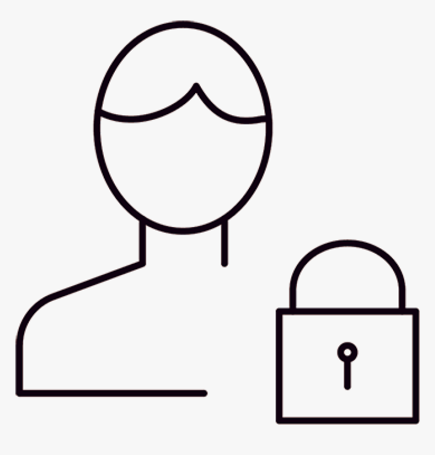 Transparent Lock - Line Art, HD Png Download