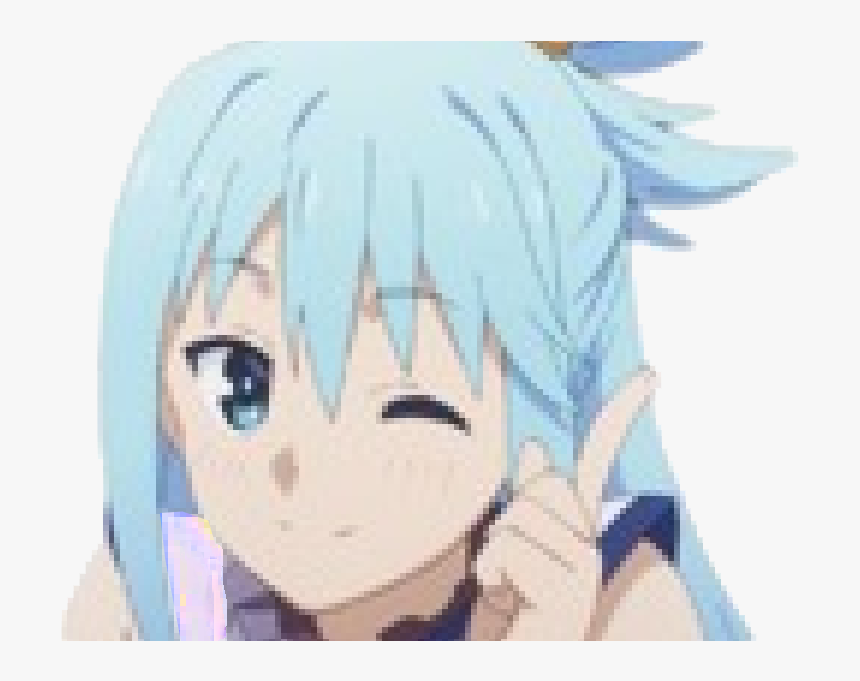 Sticker Emyjvc2 Kikoojap Sticker - Goddess Aqua Konosuba, HD Png Download
