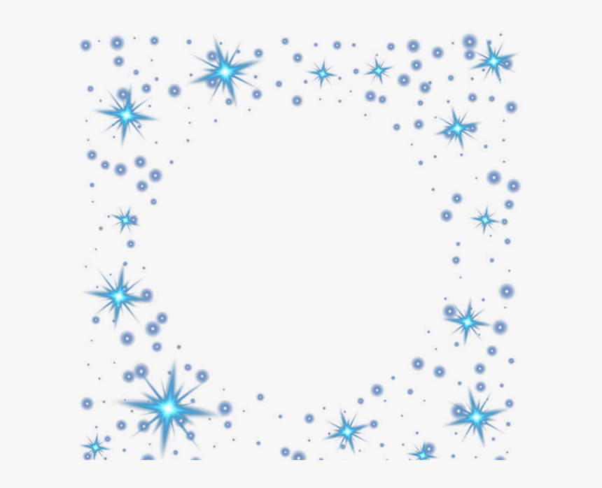 Sparkle Stars Shimmer Frame Ftestickers - Purples Glitter Frame Transparent, HD Png Download