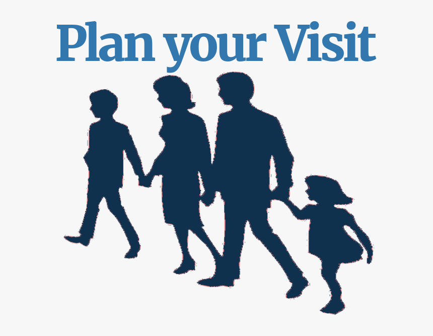 2 Parents 2 Children - Silhouette Family Of Four, HD Png Download