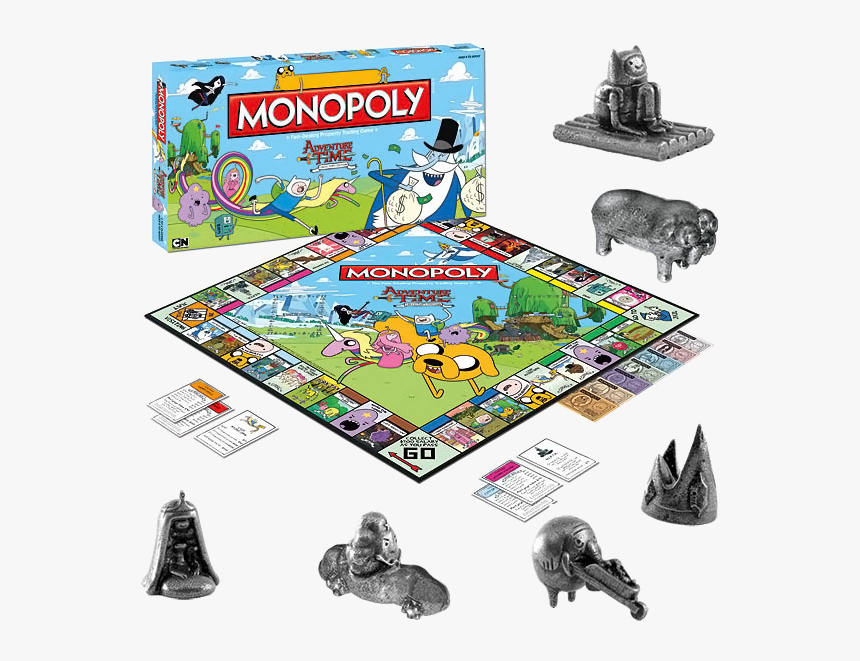 Clip Art Monopoly Png - Adventure Time Monopoly, Transparent Png