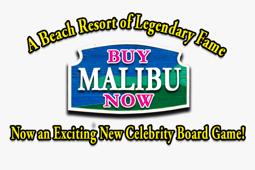 Buy Malibu Board Game - Graphic Design, HD Png Download