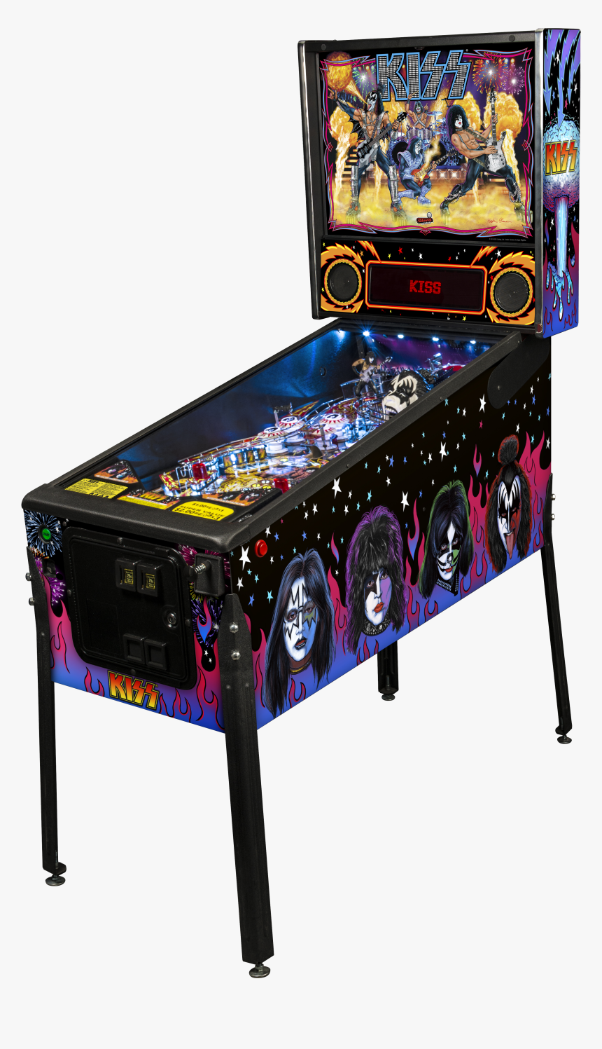 Kiss Pro - Kiss Pinball Machine Stern Side, HD Png Download
