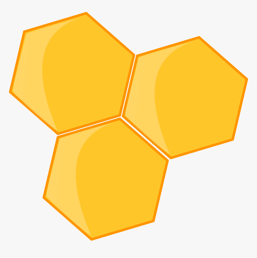 Hexagon, Hive, Beehive, Honeycomb, Honey, Cell, Pattern - Bee Clip Art, HD Png Download