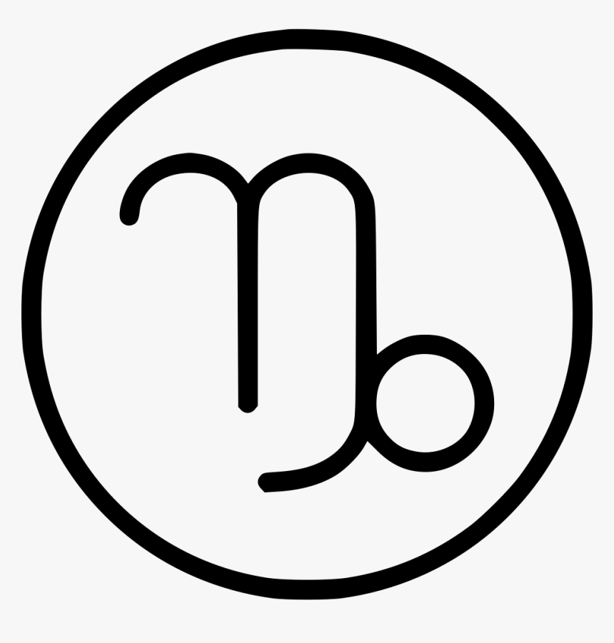 Capricorn Icon Png, Transparent Png