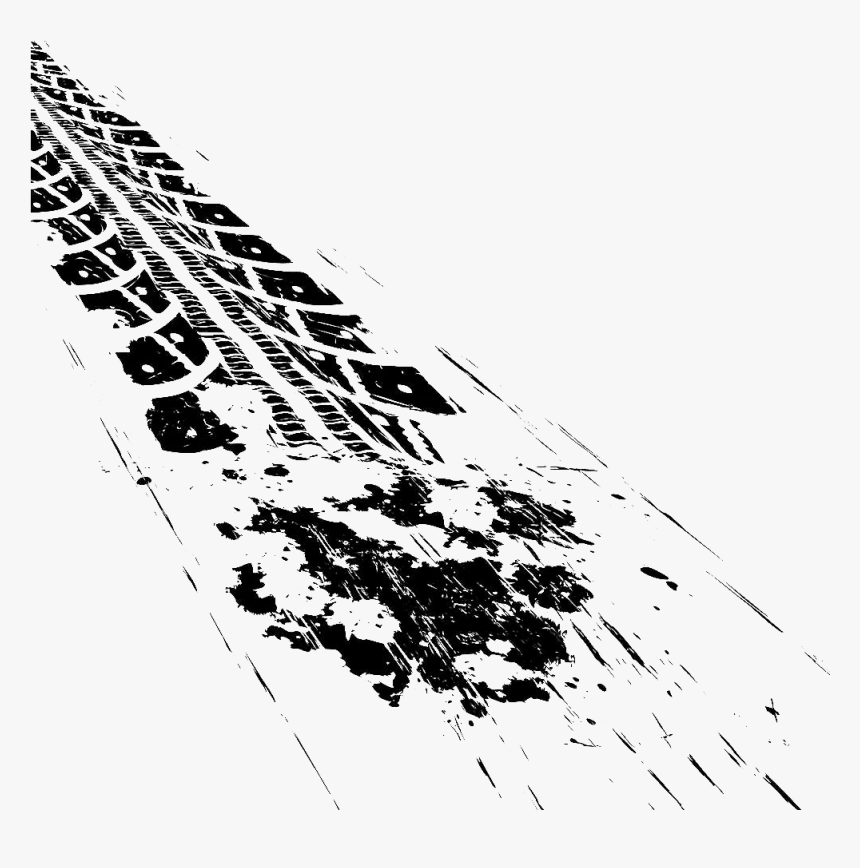 Tire Skid Marks Png, Transparent Png