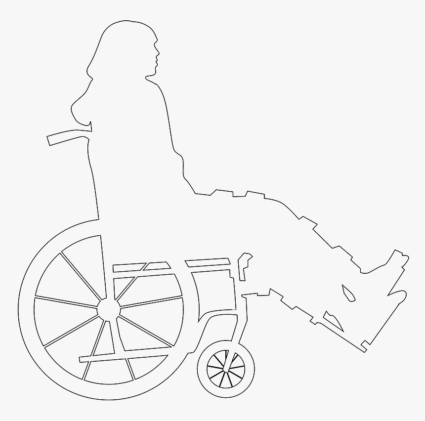 Person In Wheelchair Png, Transparent Png