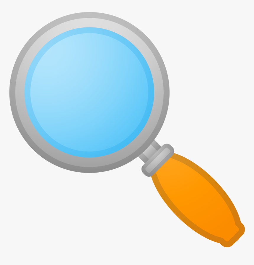 Magnifying Glass Tilted Left Icon - Magnifying Glass Emoji, HD Png Download