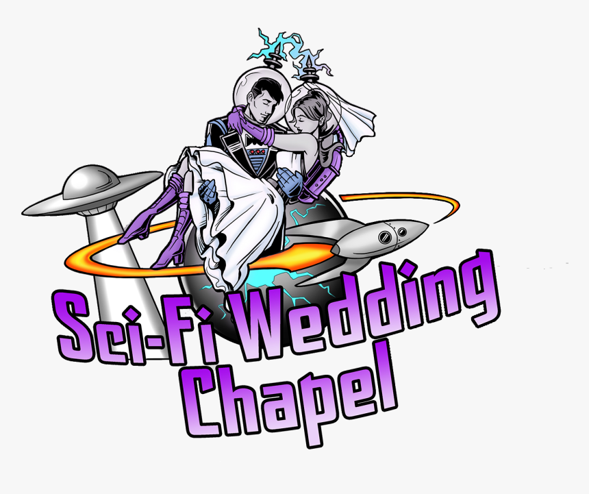 Scifi Wedding Chapel - Cartoon, HD Png Download
