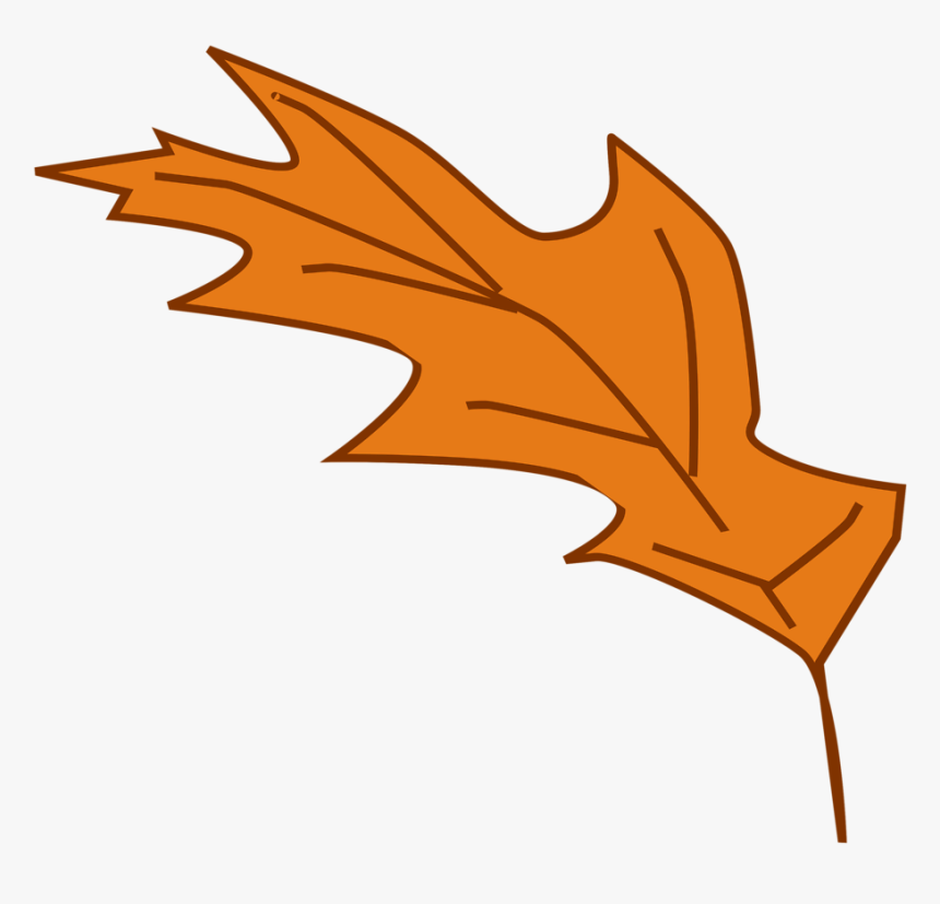 Oak Tree Autumn Leaf Vector Image - Leaf Clipart Transparent Background, HD Png Download