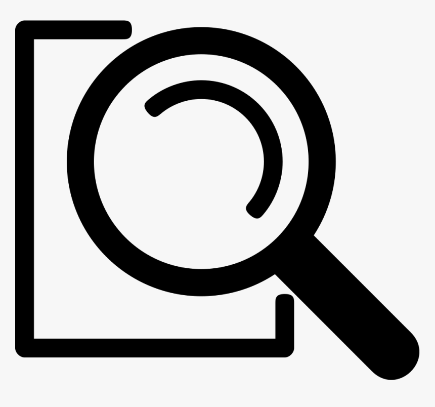 Magnifying-glass - Fake Icon, HD Png Download