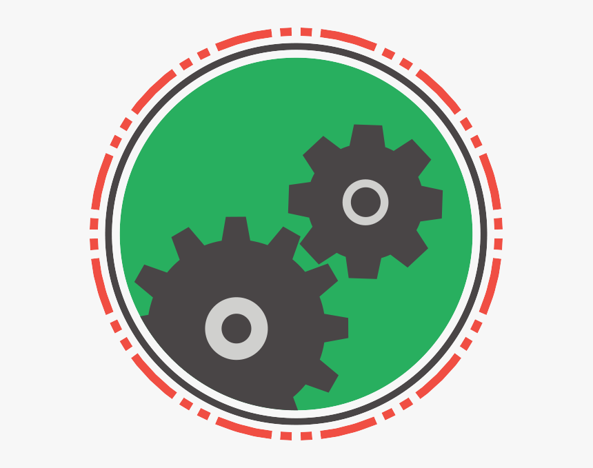 Objective Icon - Transparent Background Gear Icon, HD Png Download