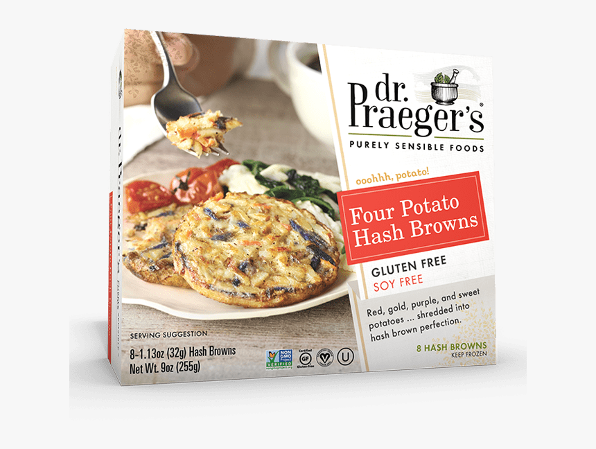 Praeger S Four Potato Hash Browns - Dr Praeger's Four Potato Hash Browns, HD Png Download