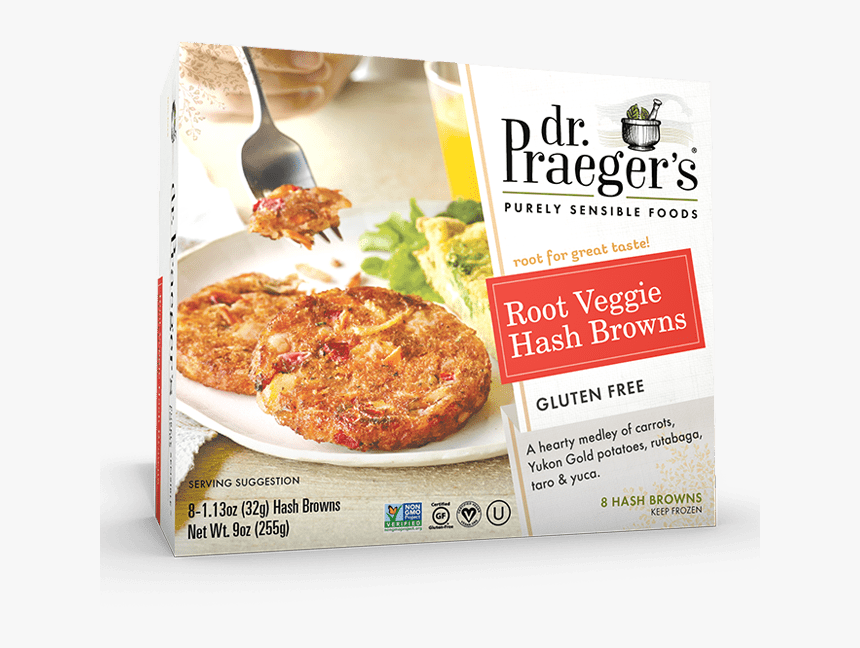 Praeger S Root Veggie Hash Browns - Dr Praeger's Root Veggie Hash Browns, HD Png Download