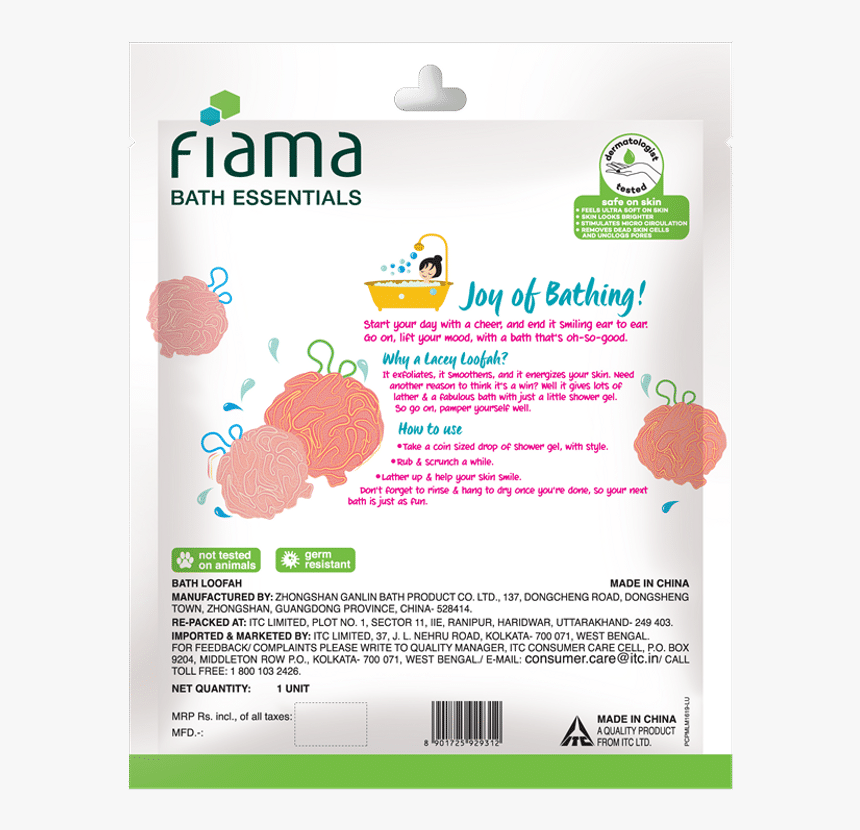 Fiama Bath Essentials Hair Wrapper, HD Png Download