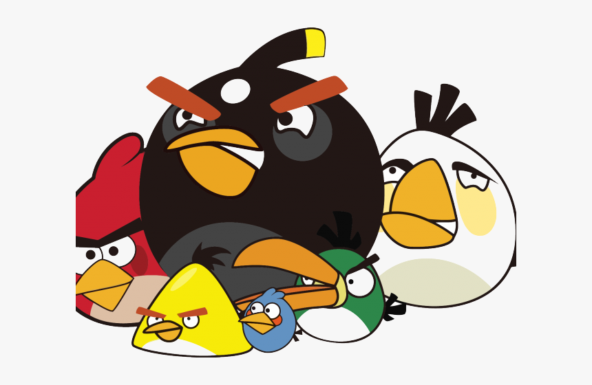 Transparent Angry Clipart - Transparent Angry Bird Png, Png Download