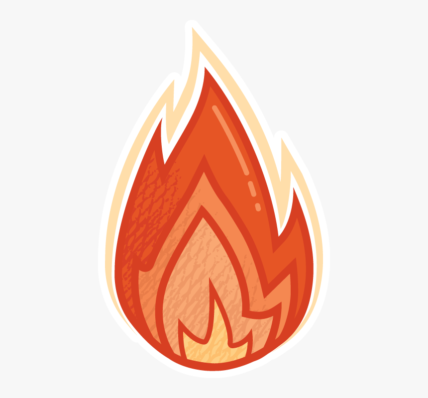 Heat Treatment White Outline - Illustration, HD Png Download
