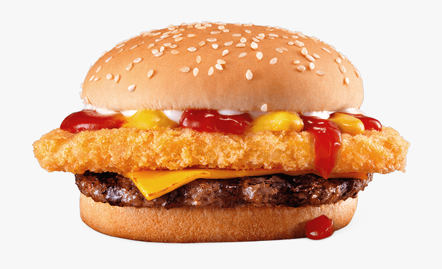 Hash Brown Cheeseburger - Hash Brown Burger Hungry Jacks, HD Png Download