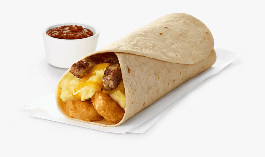 Hash Brown Scramble Burrito Sausage, HD Png Download