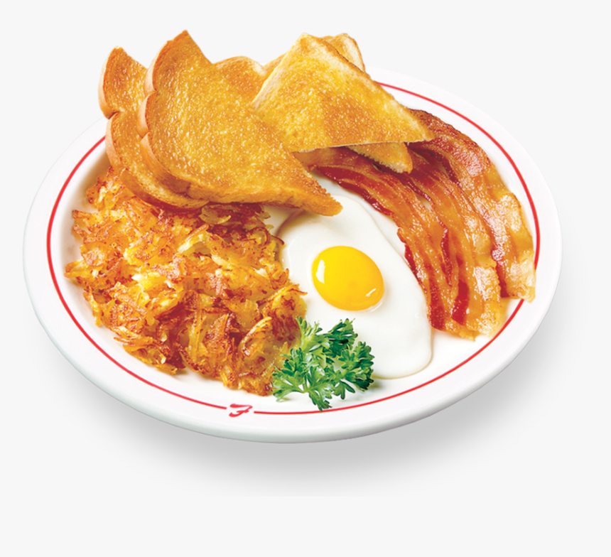 Two Eggs* Any Style, Hash Browns, Toast And Jelly With - Fried Egg, HD Png Download